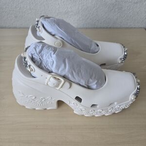 Simone Rocha X Crocs Women's Embellished Ballerina Platforms